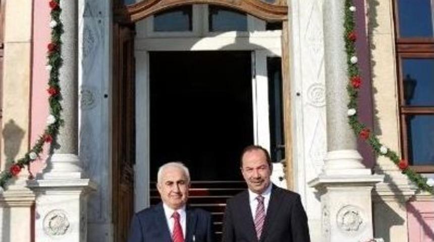 Vali Şahin&rsquo;den Başkan G&uuml;rkan&rsquo;a Veda Ziyareti