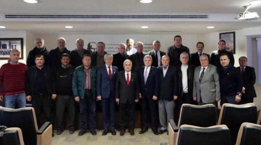 Vali Dursun Ali Şahin, Etso Meclisi&rsquo;ne Veda Ziyaretinde Bulundu