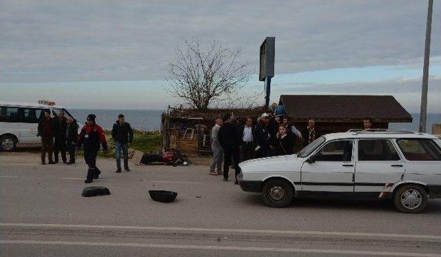 Sinop’ta Trafik Kazası: 2 Yaralı