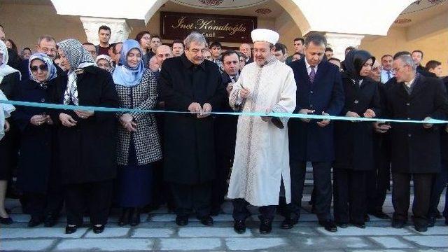 İnci Konukoğlu Camisinin Açılışını Mehmet Görmez Yaptı