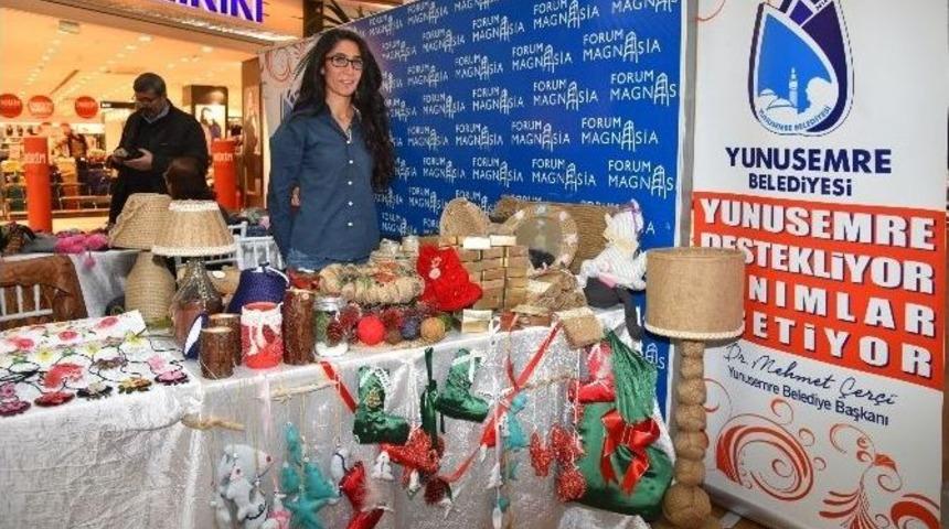 Hanımlar &Uuml;rettiklerini Yunusemre Sayesinde Pazarlıyor
