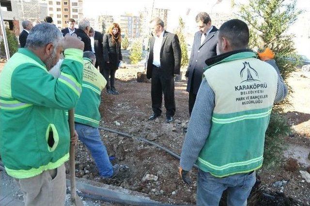 Karaköprü Belediyesi’nden Yeni Park Çalışması