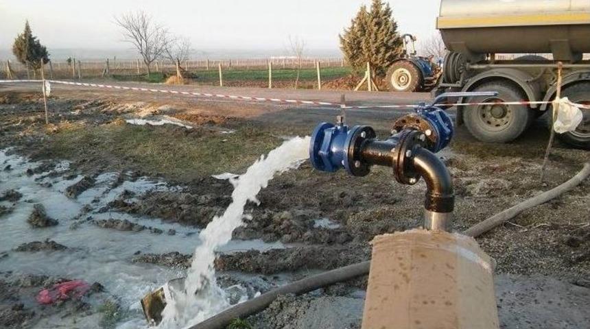 Saray G&ouml;&ccedil;erler Mahallesinin İ&ccedil;me Suyu Sorununu &Ccedil;&ouml;z&uuml;ld&uuml;