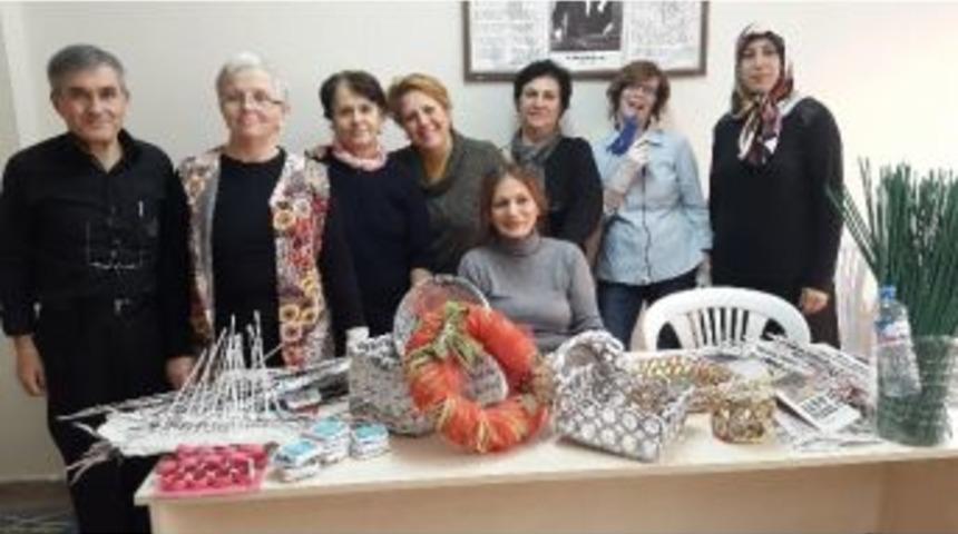 İzmek Kağıt Dokuma Kursu A&ccedil;ıldı