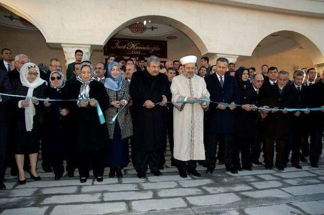 İnci Konukoğlu Camii İbadete Açıldı