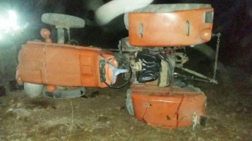 Trakt&ouml;r Tarlaya U&ccedil;tu, 1 Yaralı