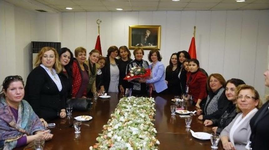 Chp Kadın Kollarının İlk Ziyareti Pekdaş&rsquo;a