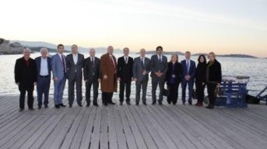 Kardeş Odaların Y&ouml;netimi Başkan Demirağ&rsquo;ı Ziyaret Etti