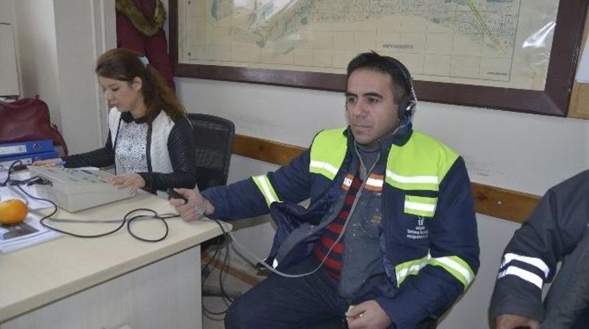 Şantiye İş&ccedil;ileri Sağlık Kontr&ouml;l&uuml;nden Ge&ccedil;ti