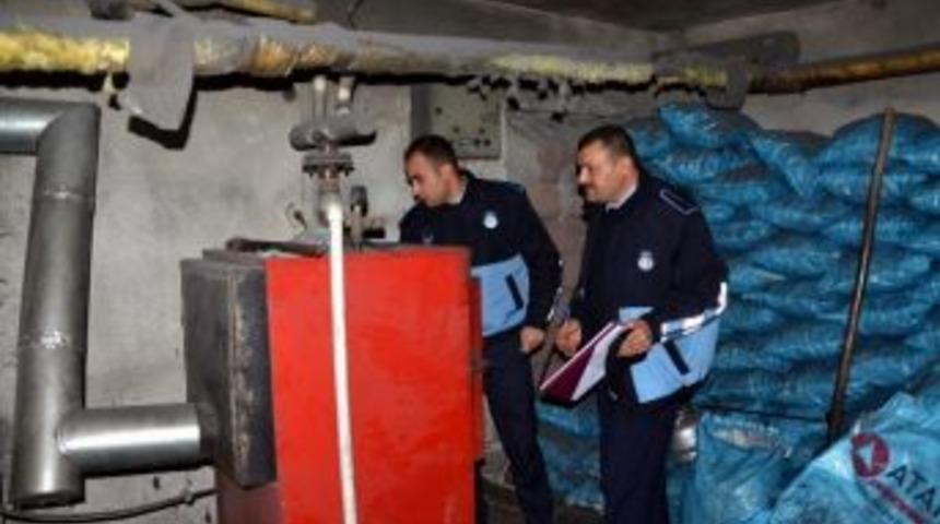 G&uuml;lşehir Belediyesi Kalorifer Denetlemelerinde Bulunuyor