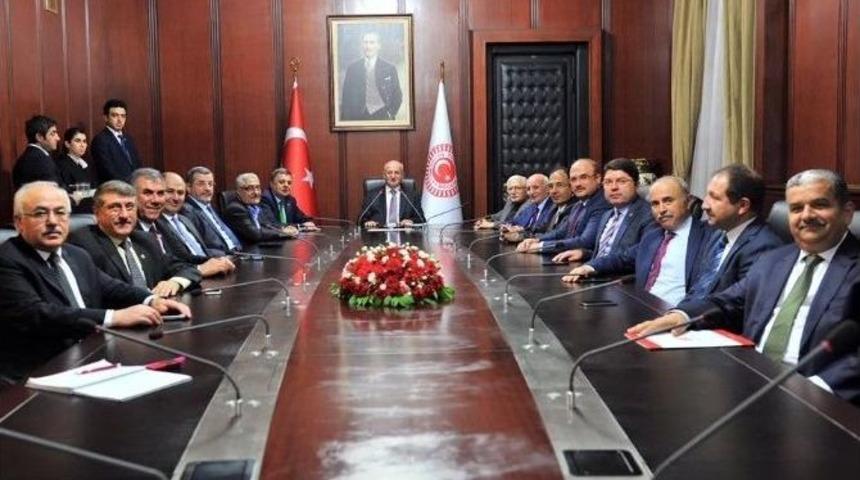 Milletvekili Tun&ccedil; Tbmm Başkanı İsmail Kahraman&rsquo;ı Ziyaret Etti