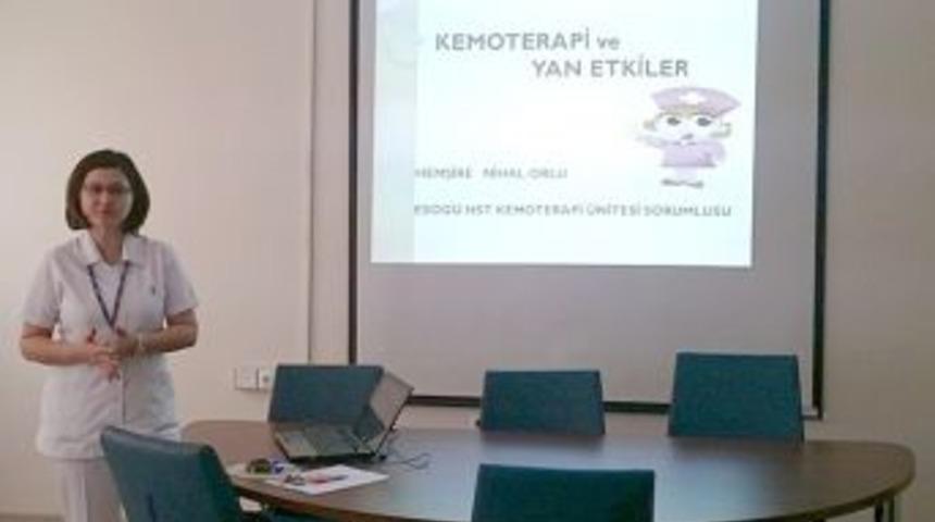 Esog&uuml; Hastanesi&rsquo;nde Kemoterapi Ve Yan Etkilerine Y&ouml;nelik Eğitim