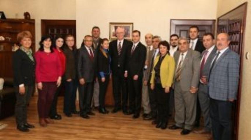Chp Odunpazarı İl &Ouml;rg&uuml;t&uuml;nden Başkan Kurt&rsquo;a Ziyaret
