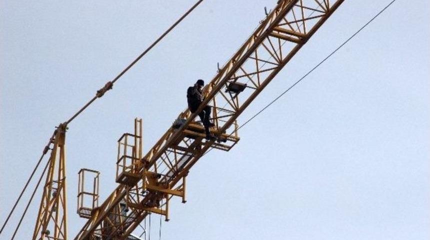 Parayı Alamadı, İntihar İ&ccedil;in Vince &Ccedil;ıktı