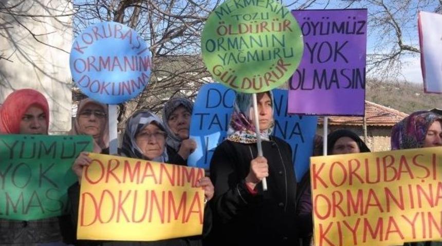 K&ouml;yl&uuml;lerin Mermer Ocağı Tepkisi