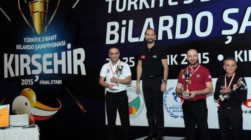 T&uuml;rkiye 3 Bant Bilardo Şampiyonası Tamamlandı