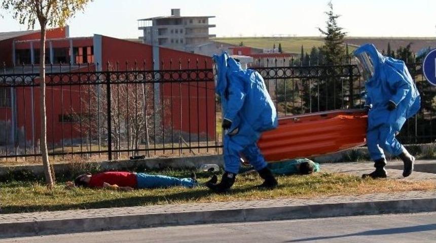 Adıyaman&rsquo;da, Kbrn Tatbikatı Ger&ccedil;ekleştirildi