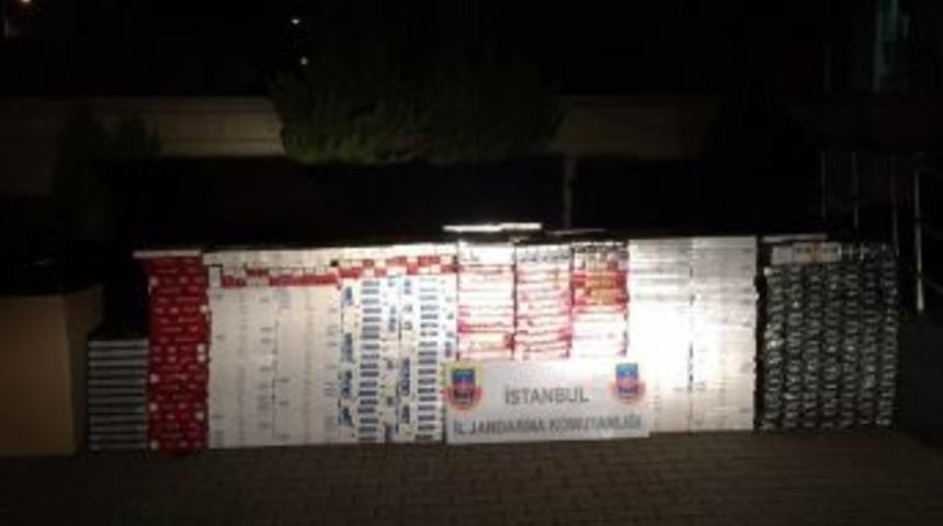 (&ouml;zel Haber) Durdurulan Tır&rsquo;dan 24 Bin Paket Ka&ccedil;ak Sigara Ele Ge&ccedil;irildi