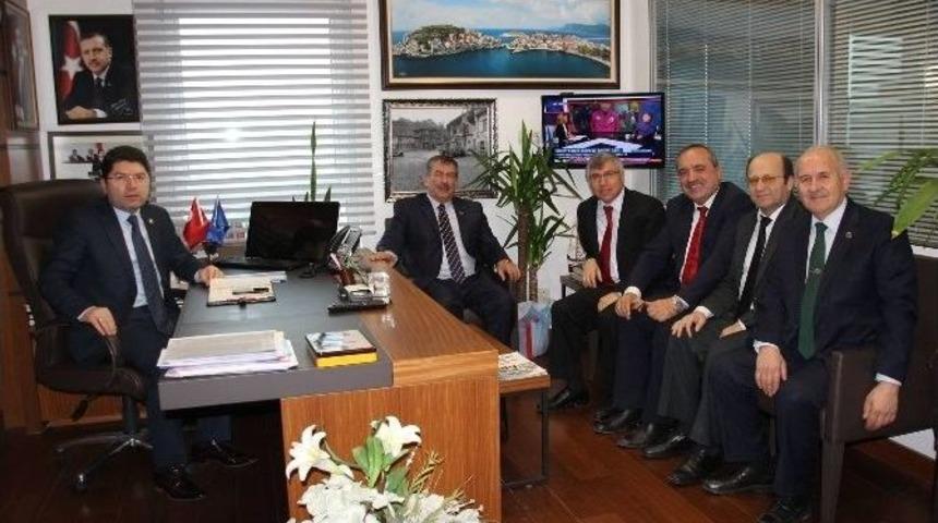 Belediye Başkanları Milletvekili Tun&ccedil;&rsquo;u Ziyaret Etti