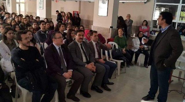 Bilim Adamı Dr. Özdemirhan Serçin, Mezun Olduğu Lisede Öğrencilerle Buluştu