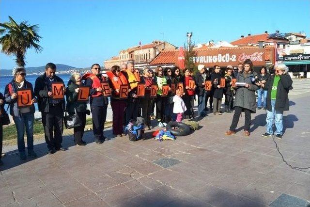 Ayvalık’ta Göçmenler İçin Anlamlı Eylem