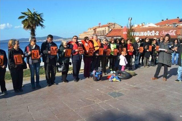 Ayvalık’ta Göçmenler İçin Anlamlı Eylem