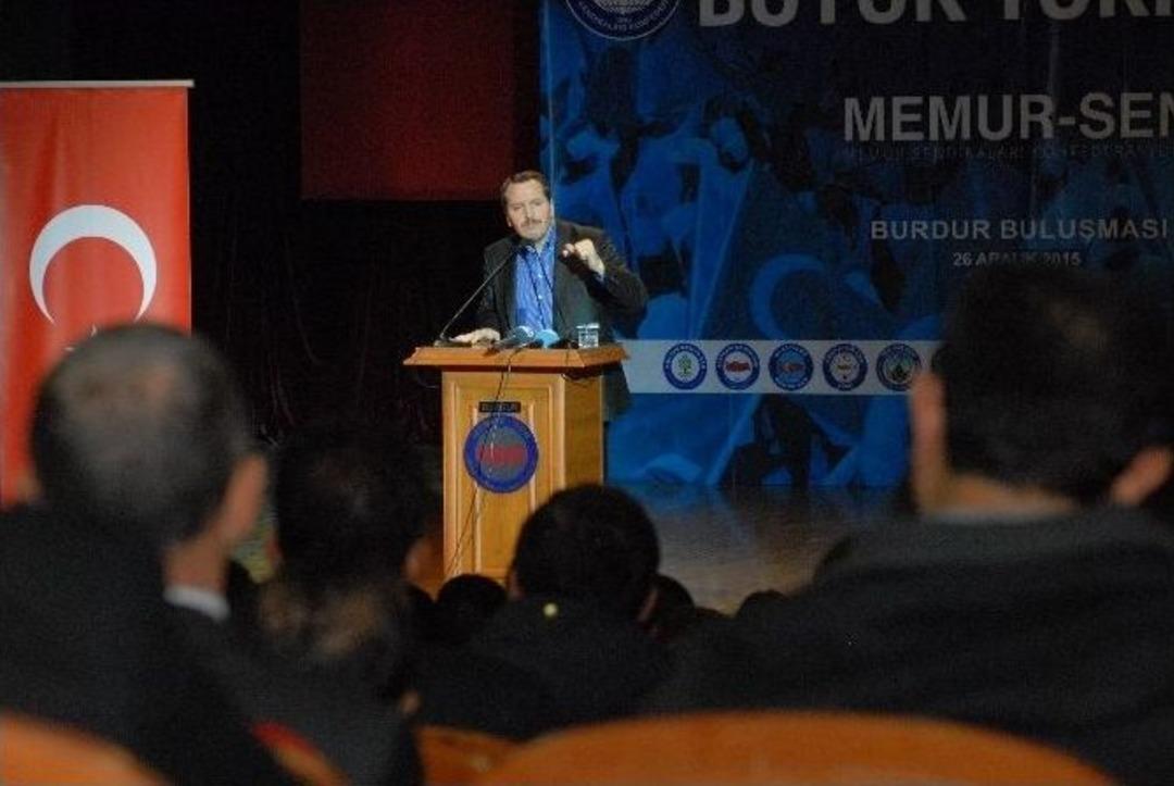 Memur-sen Genel Başkanı Burdurlu &Uuml;yeleriyle Buluştu