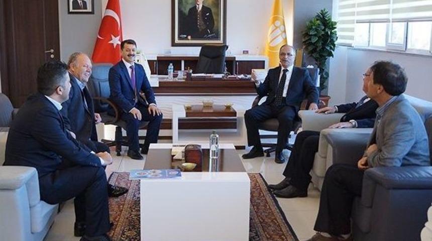 Federasyon Başkanları Rekt&ouml;r &Ccedil;elik&rsquo;i Ziyaret Etti