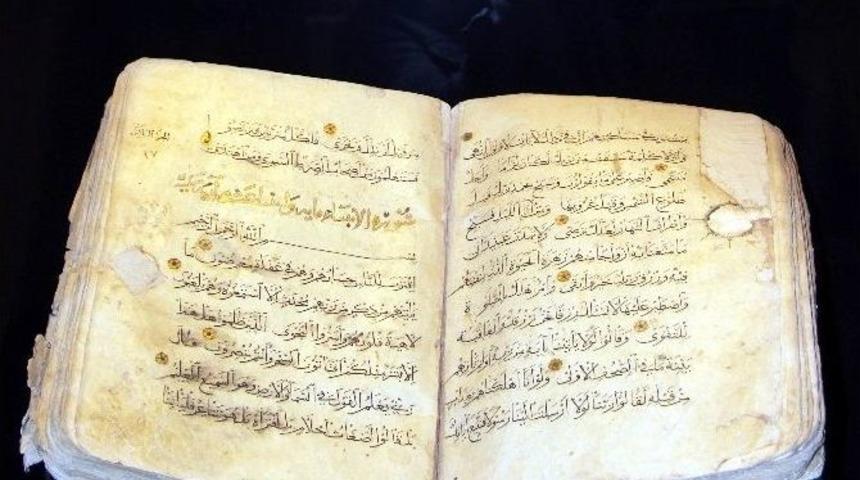 (&ouml;zel Haber) Asırlık Kuran-ı Kerim&rsquo;lere B&uuml;y&uuml;k İlgi