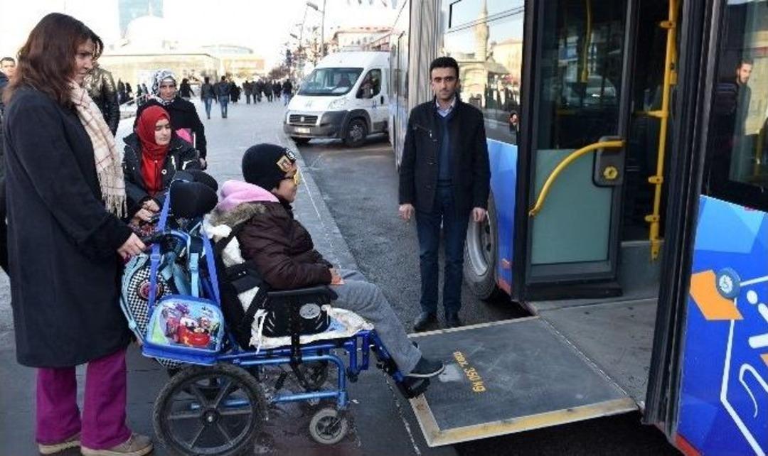 Erzurum&rsquo;da Engelliler İ&ccedil;in Toplu Ulaşımda Yeni D&ouml;nem