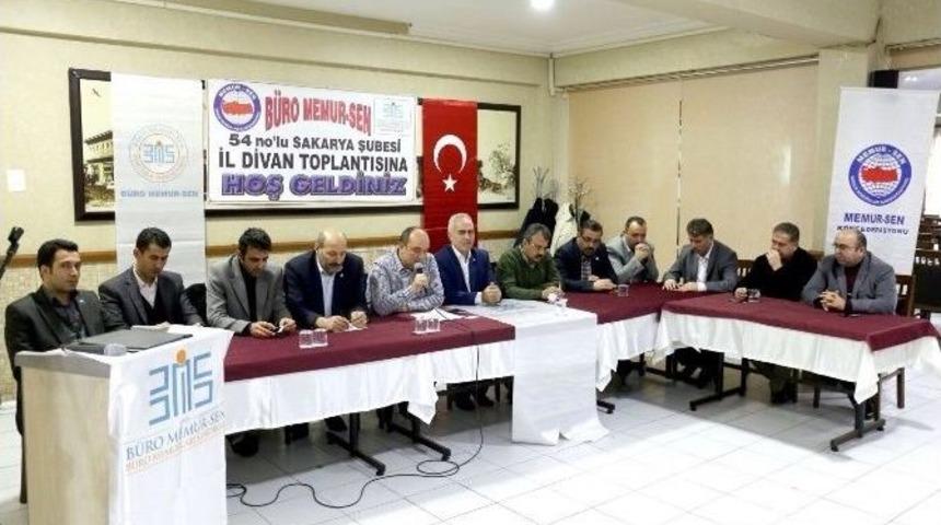 B&uuml;ro Memursen Sakarya Şubesi Divanı Toplandı
