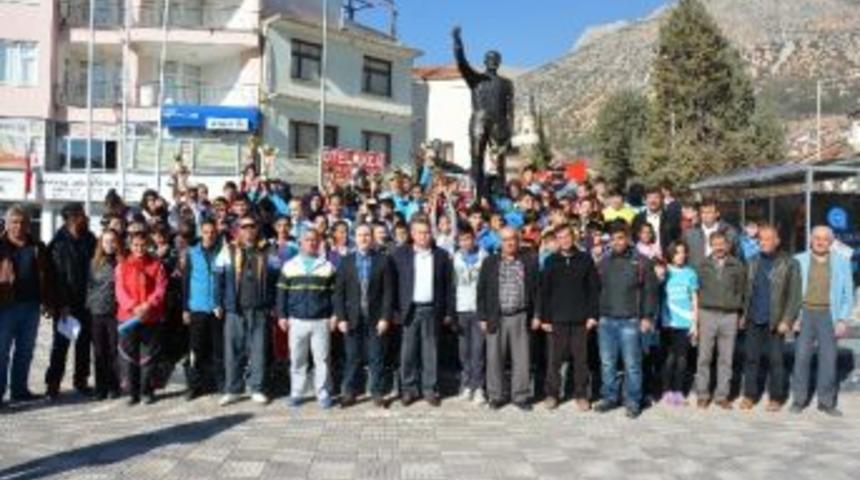 Elmalı&rsquo;da &lsquo;atat&uuml;rk Koşusu&rsquo; D&uuml;zenledi