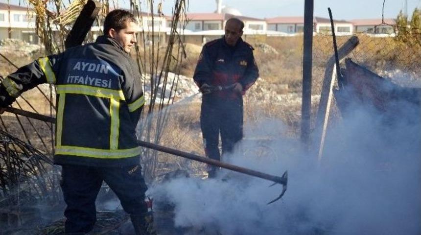 Aydın&rsquo;da Soba K&uuml;l&uuml; 35 Bin Tl&rsquo;yi K&uuml;l Etti