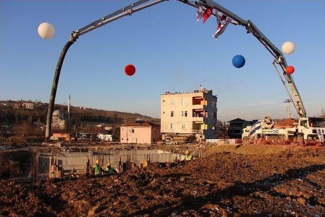 Bakan Kılıç, Büyüklü Anadolu Lisesi’nin Temelini Attı