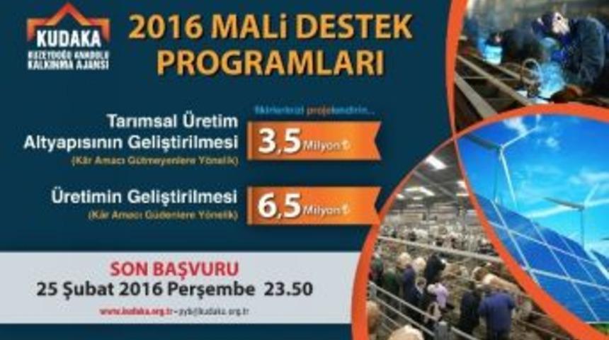 Kudaka, 2016 Yılı Proje Teklif &Ccedil;ağrısı&rsquo;nı İlan Etti