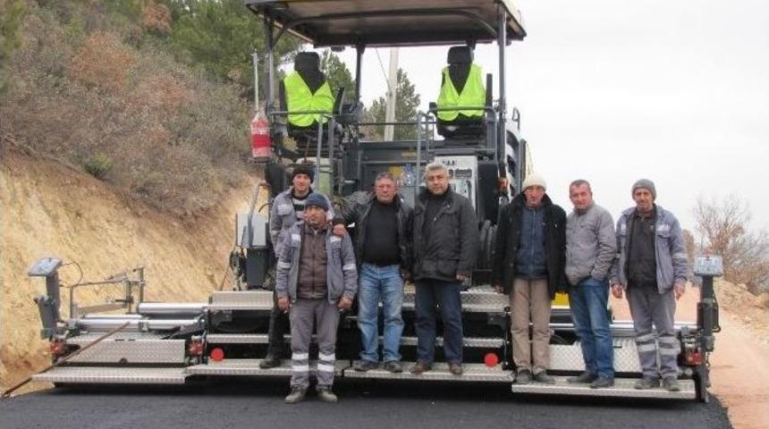 Hisarcık&rsquo;ta Orman Yolu Asfaltlanıyor