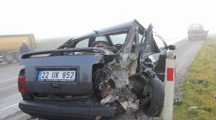 Tekirdağ’da Trafik Kazası: 2’si Çocuk 3 Yaralı