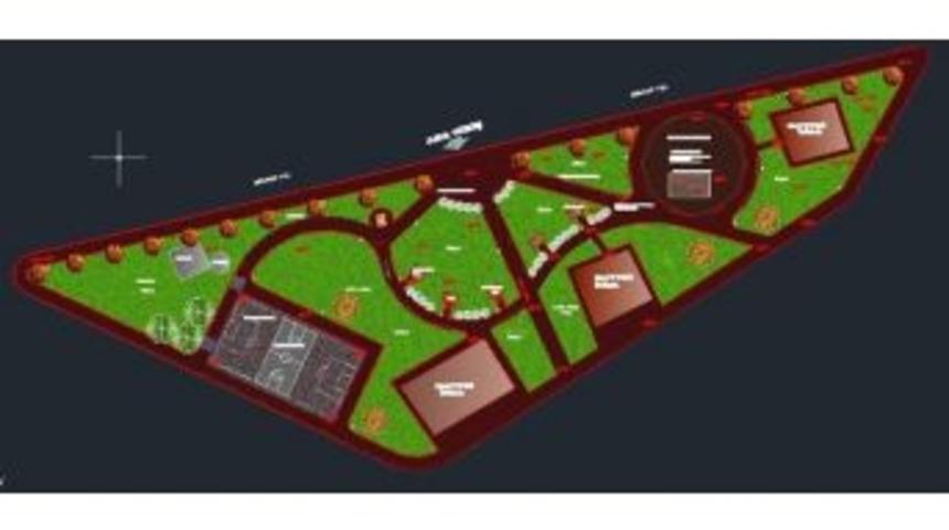 Kale İl&ccedil;esine Park Yapılıyor