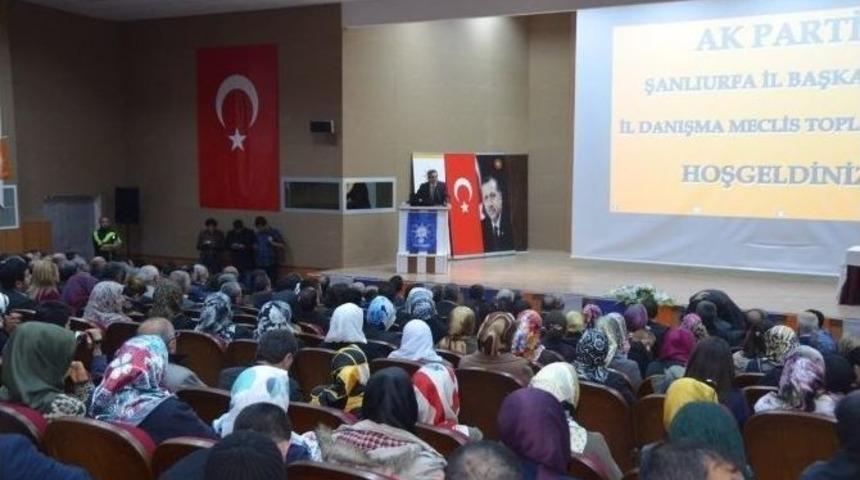 Ak Parti Şanlıurfa Aralık Ayı İl Danışma Meclis Toplantısı Yapıldı