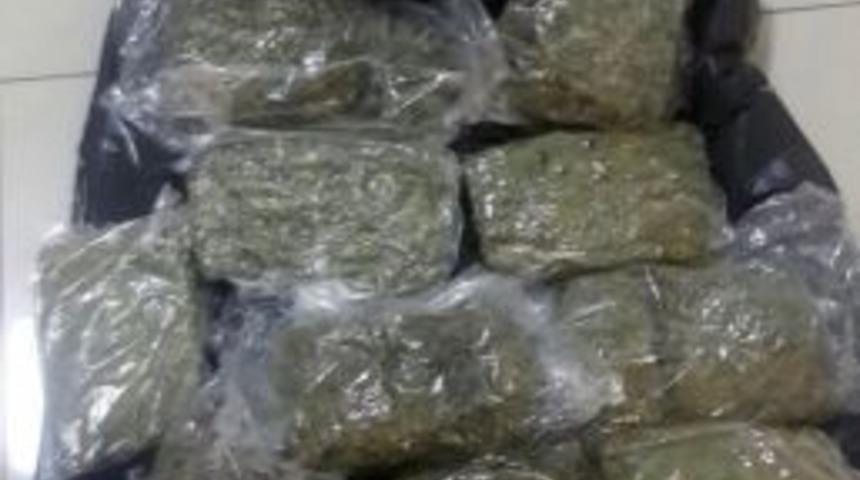 Peynir G&ouml;r&uuml;n&uuml;ml&uuml; Uyuşturucuya Jandarma Engeli