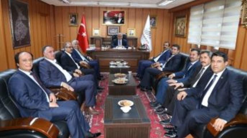 Sağlık-sen Genel Başkanı Memiş&rsquo;den Başkan Kutlu&rsquo;ya Ziyaret