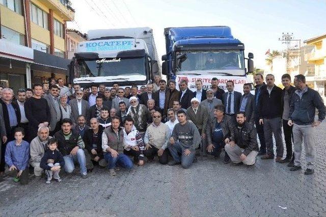 Fethiye’den Bayırbucak Türkmenlerine 2 Tır Yardım Gitti