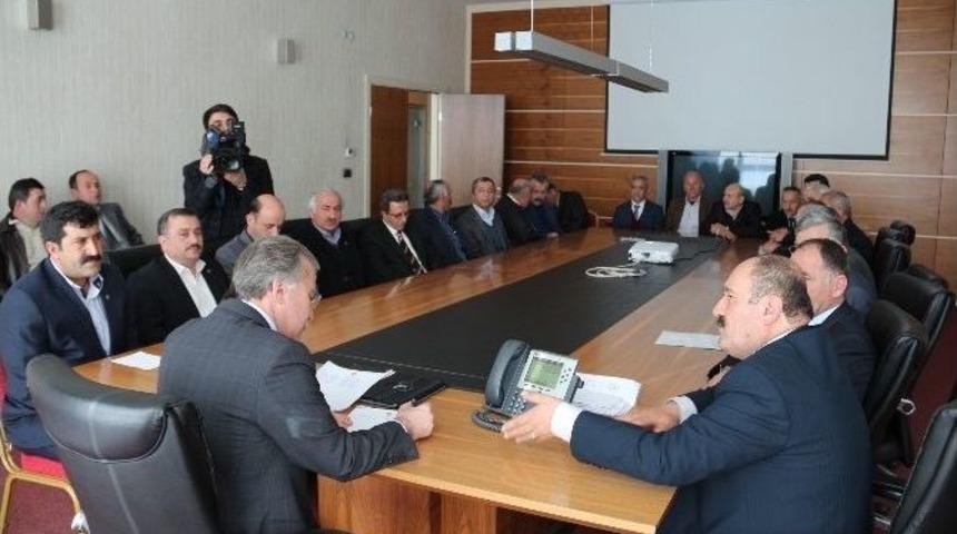 K&ouml;y Muhtarlarından Şahin&rsquo;e Ziyaret