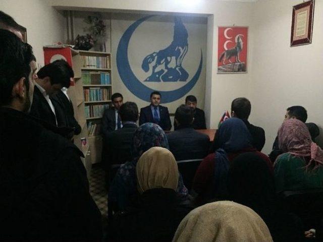 Kars Ülkü Ocakları Başkanlığı’nden “sarıkamış Harekatı Ve Alemlere Rahmet Olarak Geldin Ya Resulullah” Semineri