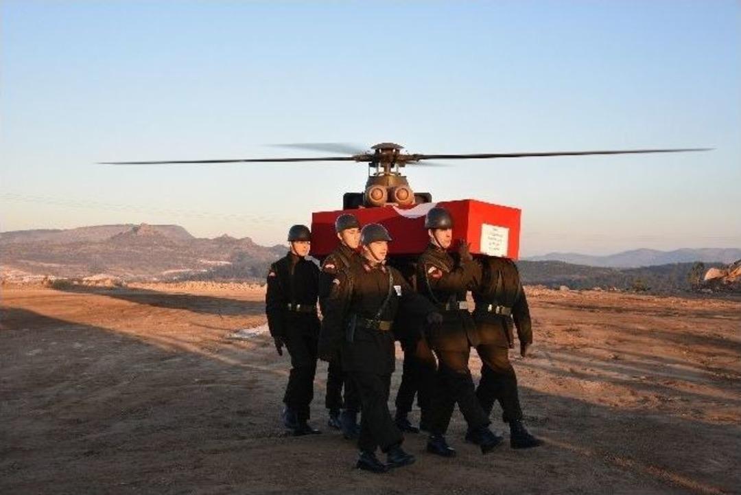 Şehidin Naaşı Memleketi Dursunbey&rsquo;e Ulaştı