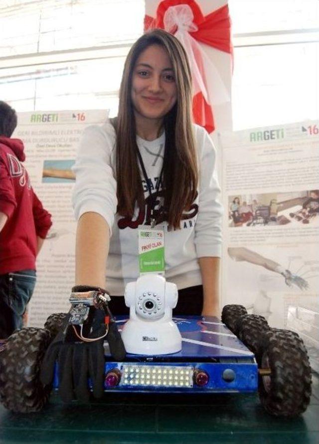 (özel Haber) Lise Öğrencilerinden Engelli Robot Arabası