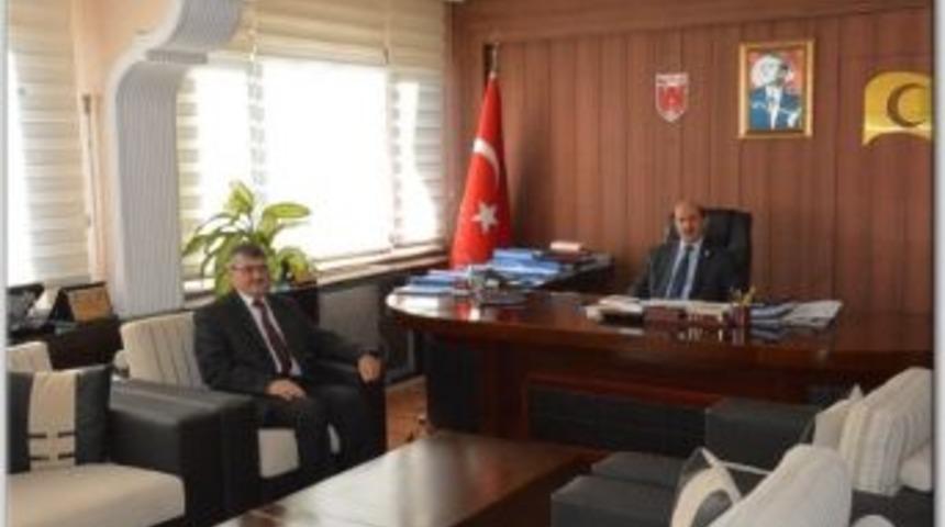 Ptt Başm&uuml;d&uuml;r&uuml; A&ccedil;ıkel&rsquo;den Veda Ziyareti