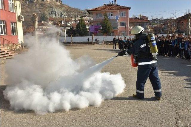 Turhal’da Yangın Tatbikatı