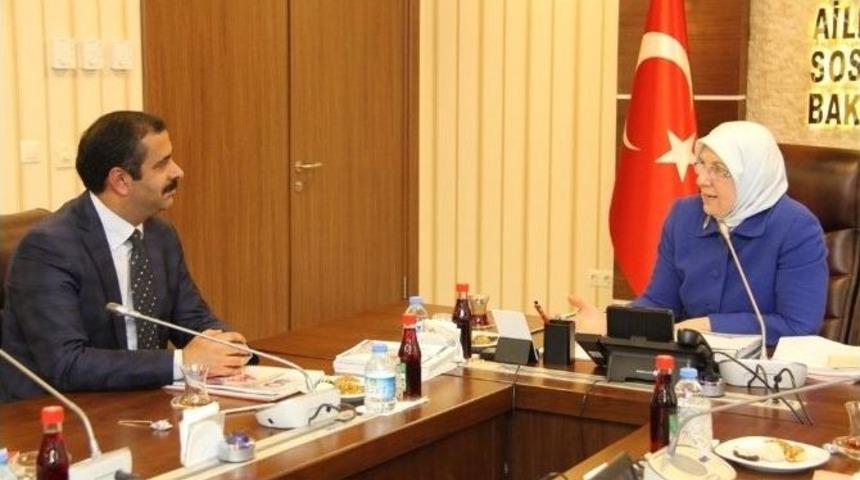 Sağlık-sen’den Asp Bakanı Sema Ramazanoğlu’na Ziyaret