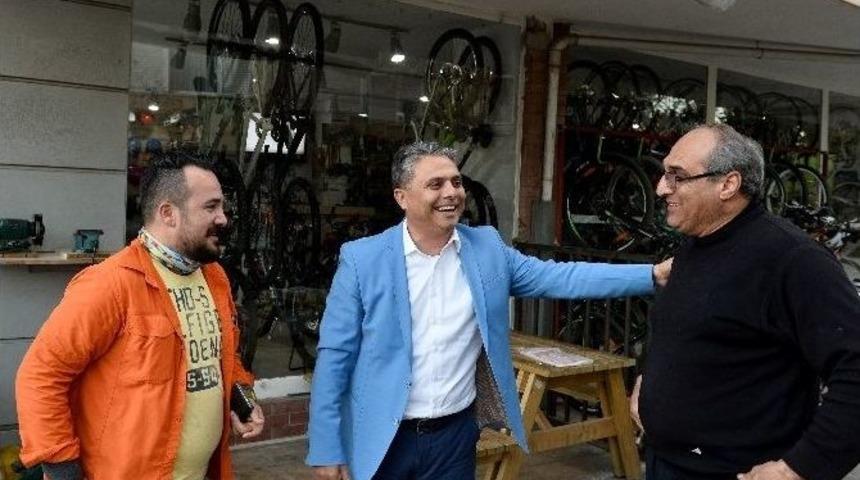 Başkan Uysal&rsquo;dan Esnaf Ziyareti